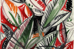 Maurício Piza, Folhagem, Foliage,  15 x 15 cm, watercolor, 2010