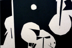 Mauricio Piza, Crazy Moon, colagem, 2012