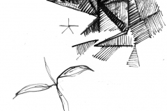 Mauricio Piza,  Livro Hanover, Desenho  8,  20 x 10 cm. 2016