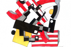 Mauricio Piza, Desenho 12, 23 x 25 cm, 2016