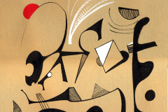 Mauricio Piza, Desenho 5, 40 x 40 cm, 2016