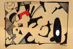 Mauricio Piza, Desenho 7, 30 x 40 cm, 2016