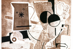 Mauricio Piza, Natureza Morta, Still Life, Collography, 32 x 43 cm, 1995