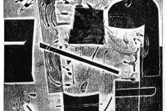 Mauricio Piza, Natureza Morta, Still Life, Collography, 32 x 43 cm, 1995