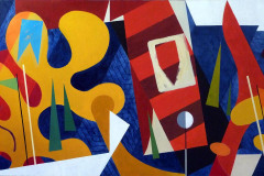 Mauricio Piza, São João no Mar, 80 x 150 cm, OST, 2016