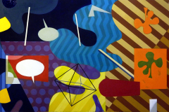 Mauricio Piza, Circo Mineiro (IV), Circus from Minas (IV), oil, 80 x 150 cm, 2016