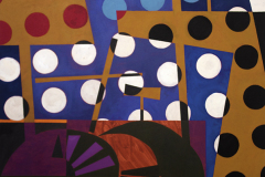 Mauricio Piza, Carnaval Lunar, Lunar Carnival, 150 x 112 cm, oil, 2017