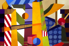 Mauricio Piza, Entardecer, Dusk, 125 x 150 cm, oil, 2017.