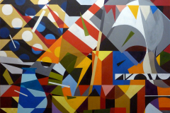 Mauricio Piza, Paulicéia, 112 x 150 cm, OST, 2018