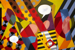 Mauricio Piza. Noite Paulista, Paulistan Night, oil, 135 x 200 cm, 2019
