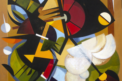 Mauricio Piza, Ciclo, Cycle, OST, oil, 135 x 150 cm, 2020.