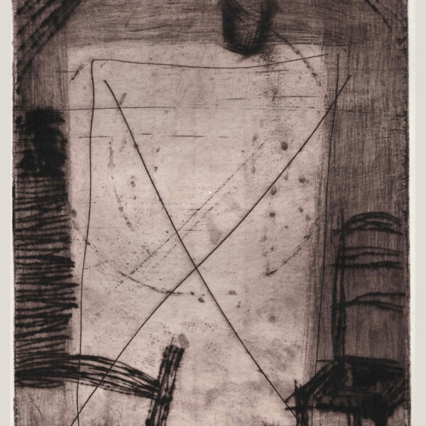 Mauricio Piza, Armário, Cabinet 36 x 24 cm, etching and drypoint, 2017